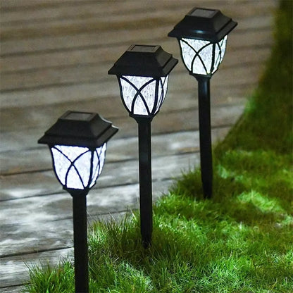 Solar Pathway Lights LED 2Pack Outdoor Landscape Path Lamp Waterproof Solar Garden Lights for Yard Garden Walkway Patio Driveway